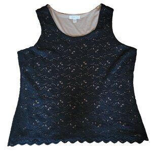 Coldwater Creek Fully Lined Lace Top (sz 2x)